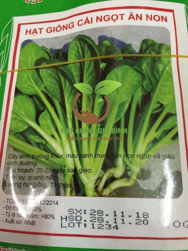 Địa chỉ mua hạt giống rau sạch ở hà nội giá hợp lý nhất 3 Địa chỉ mua hạt giống rau