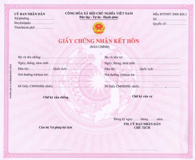 Đăng ký kết hôn cần những gì? 1 Đăng ký kết hôn cần những gì?